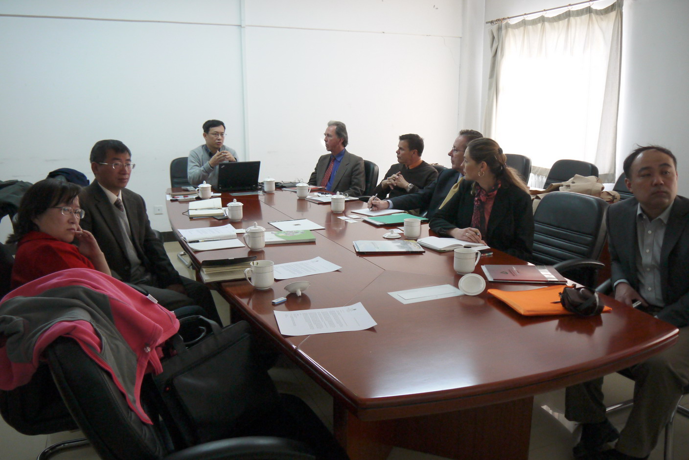 US Delegation Visited Institute of Botany