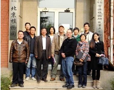 A US Delegation Visited Institute of Botany