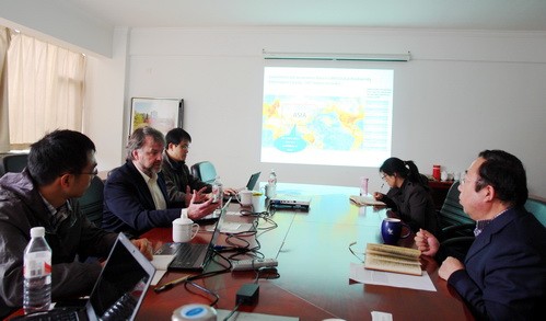 Delegation of Microsoft Research Asia Institute Visited Institute of Botany