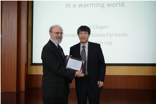 Prof. Chapin Visited IBCAS