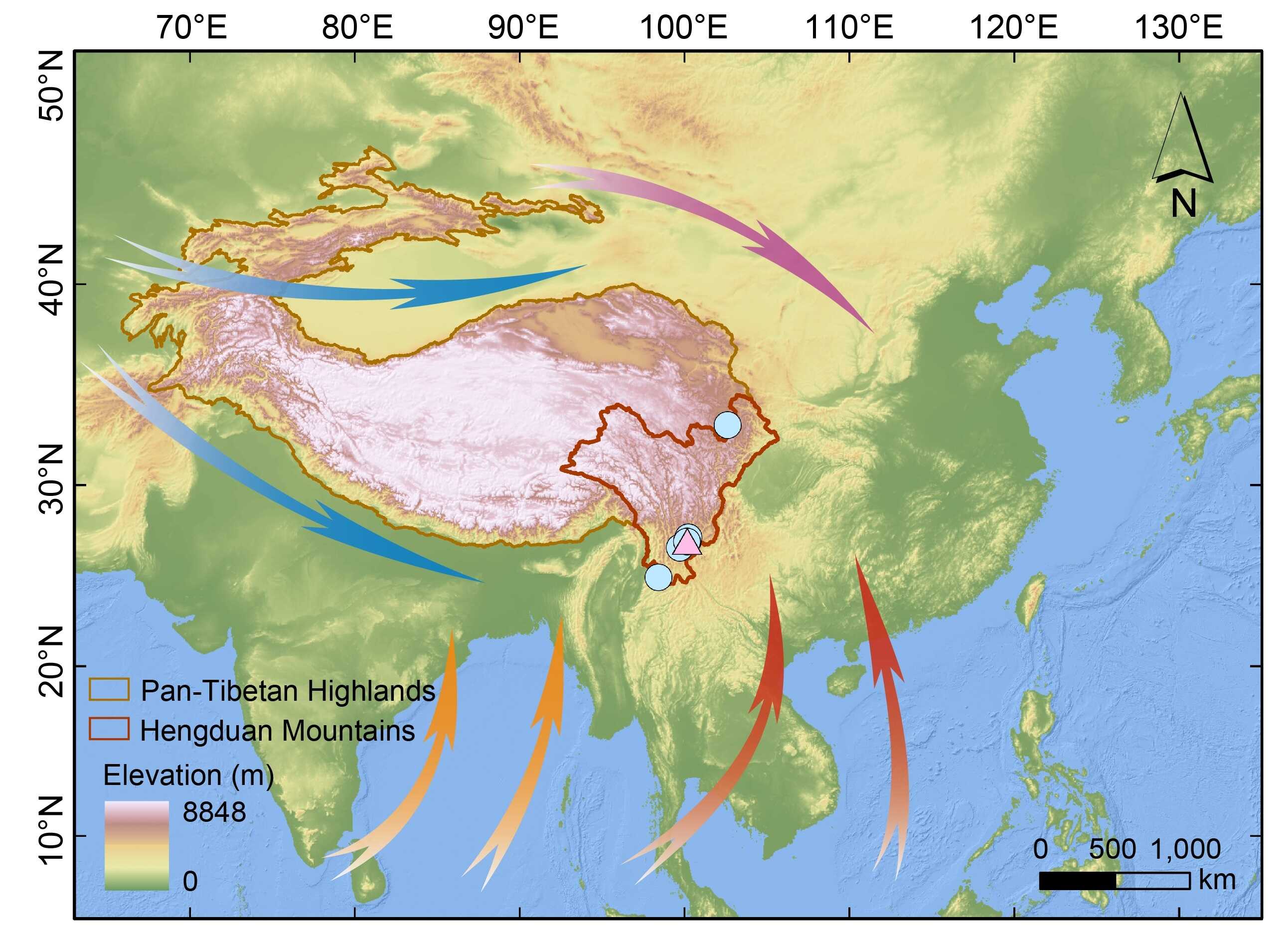 Chinese Scientists Reveal the Response of Plant Diversity to Climate Change Over the Past 14000 Years in the Hengduan Mountains
　　